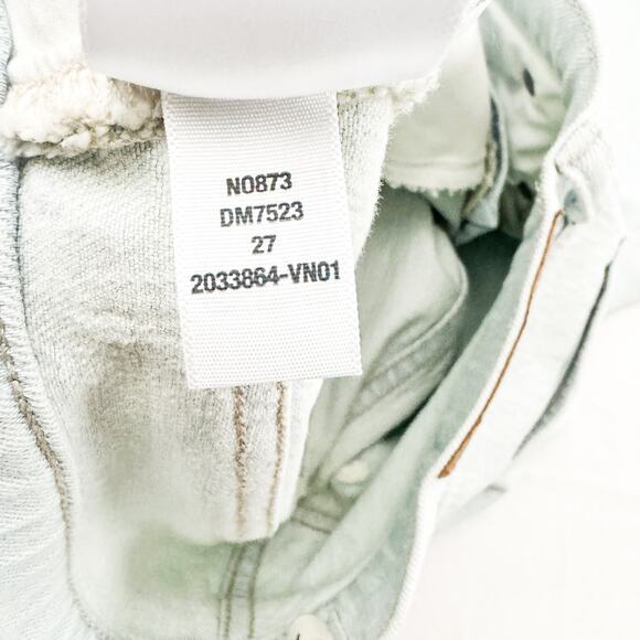 Madewell The Perfect Vintage Jean Light Wash Denim Jeans Zip Fly Size 27 - Picture 8 of 9